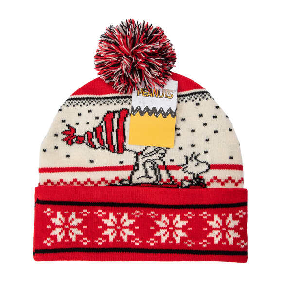 Peanuts Other - 🔥Peanuts SNOOPY Christmas Holiday Pom Beanie BNWT🔥